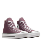 Converse Chuck Taylor All Star Plataforma Café Oscuro en Bota de Lona