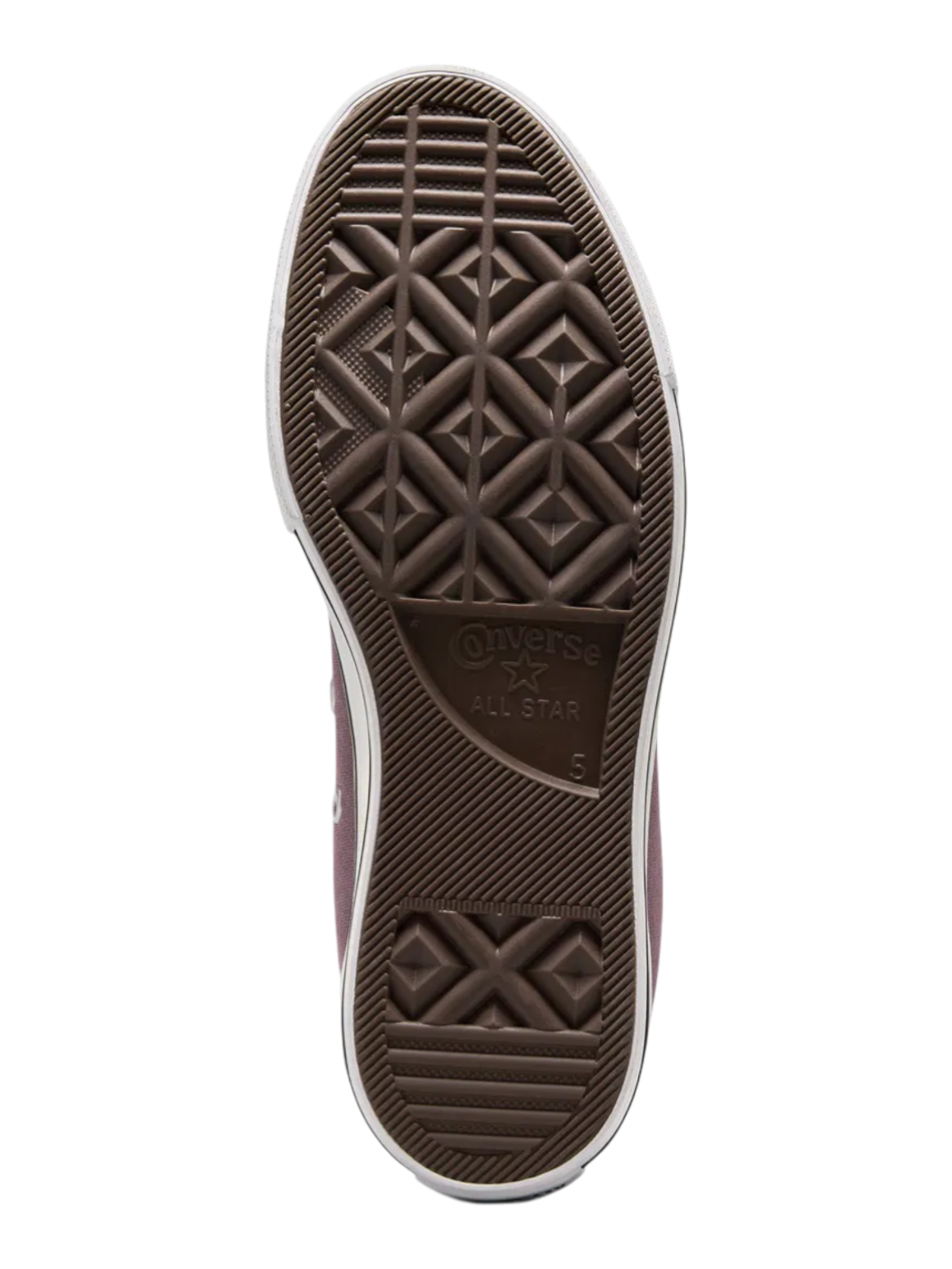 Converse Chuck Taylor All Star Plataforma Café Oscuro en Bota de Lona