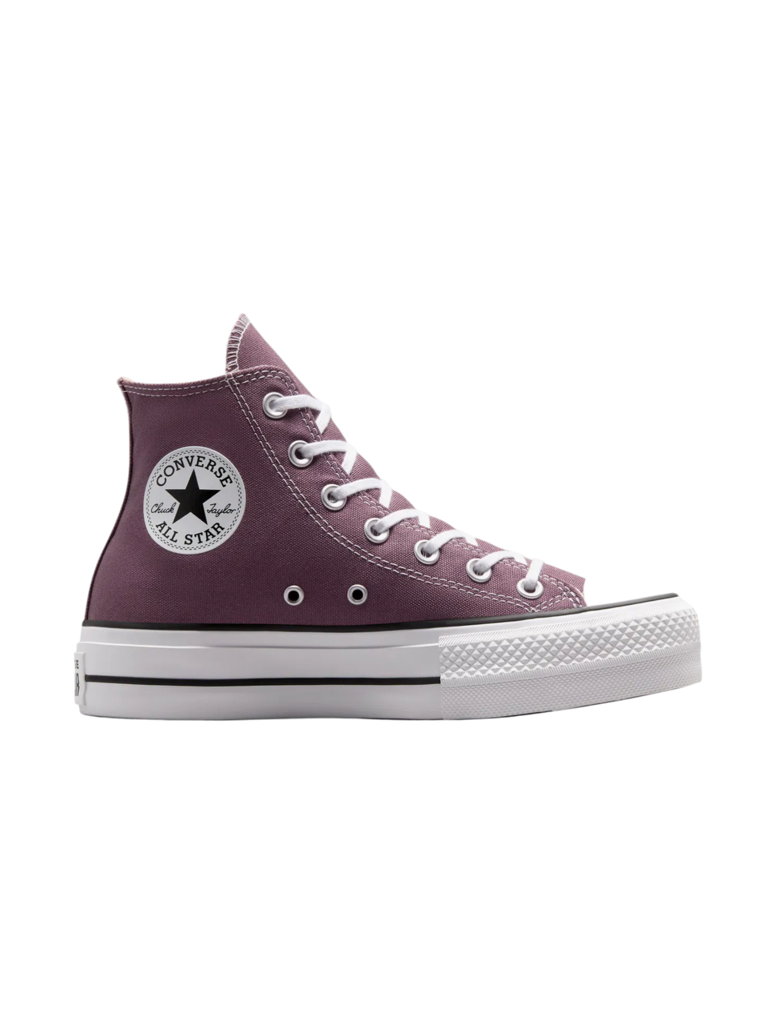 Converse Chuck Taylor All Star Plataforma Café Oscuro en Bota de Lona