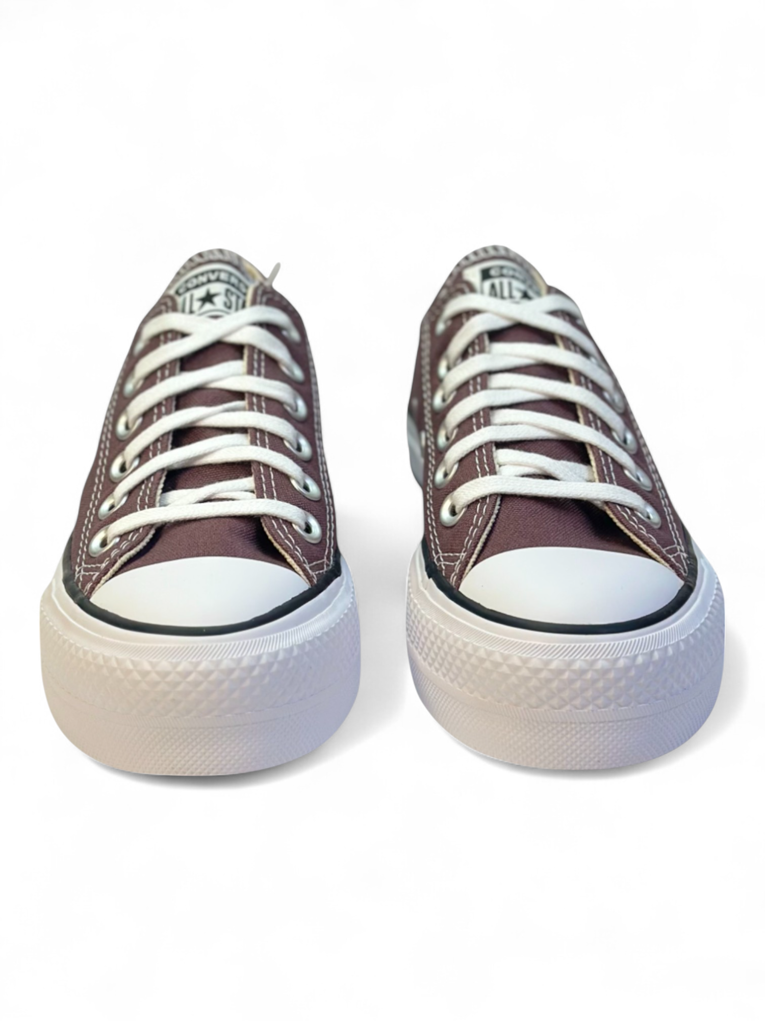 Converse de Plataforma Lift Café Oscuro en Choclo de Lona