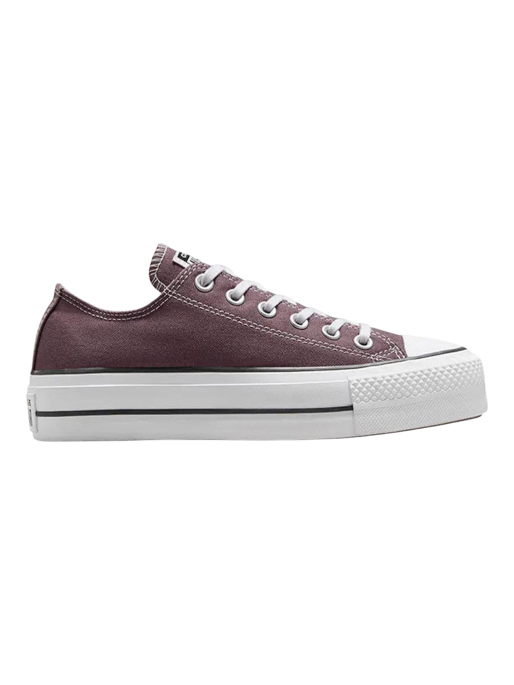 Converse de Plataforma Café Oscuro en Choclo de Lona