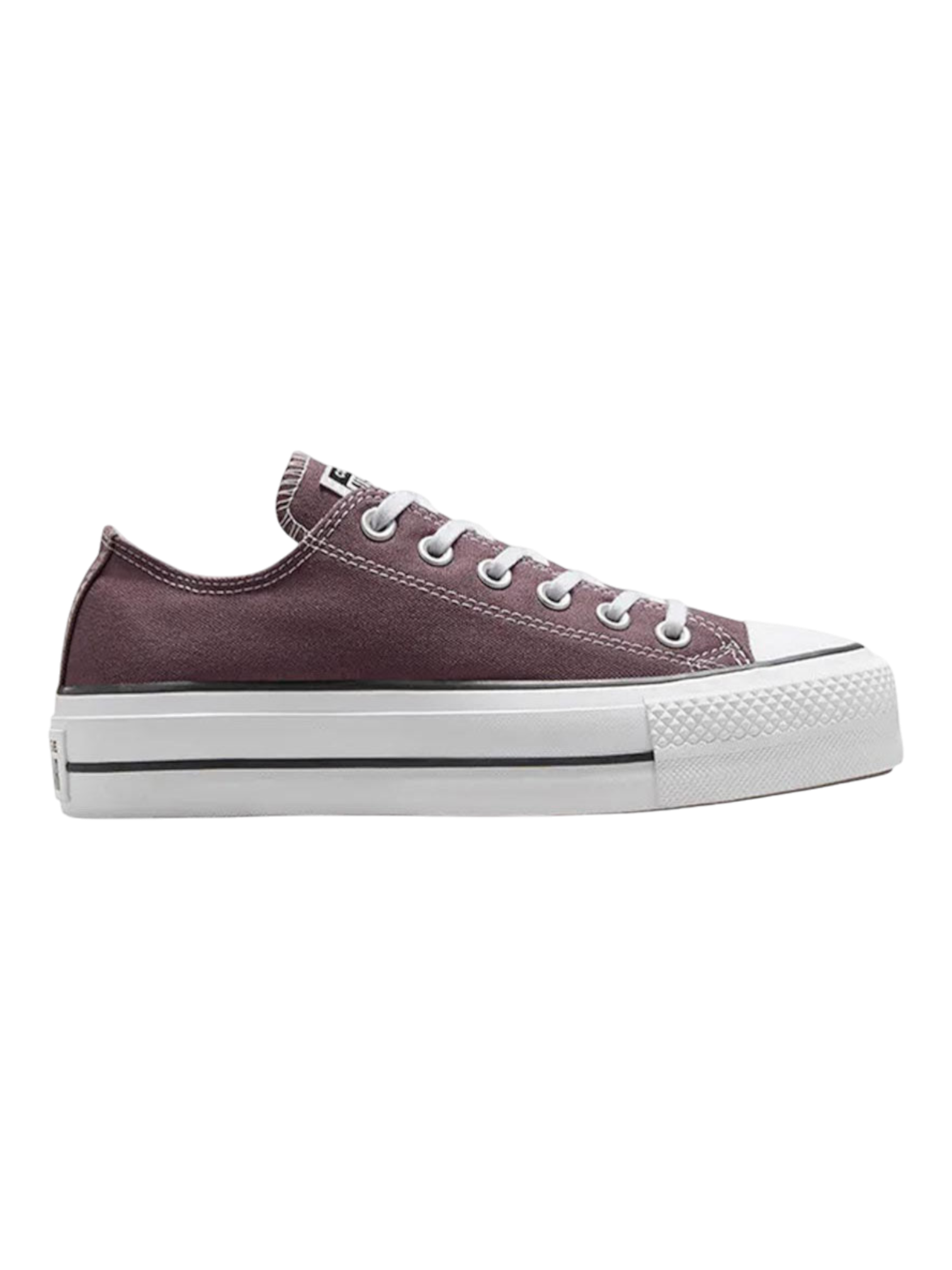 Converse de Plataforma Café Oscuro en Choclo de Lona