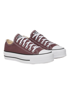 Converse de Plataforma Café Oscuro en Choclo de Lona