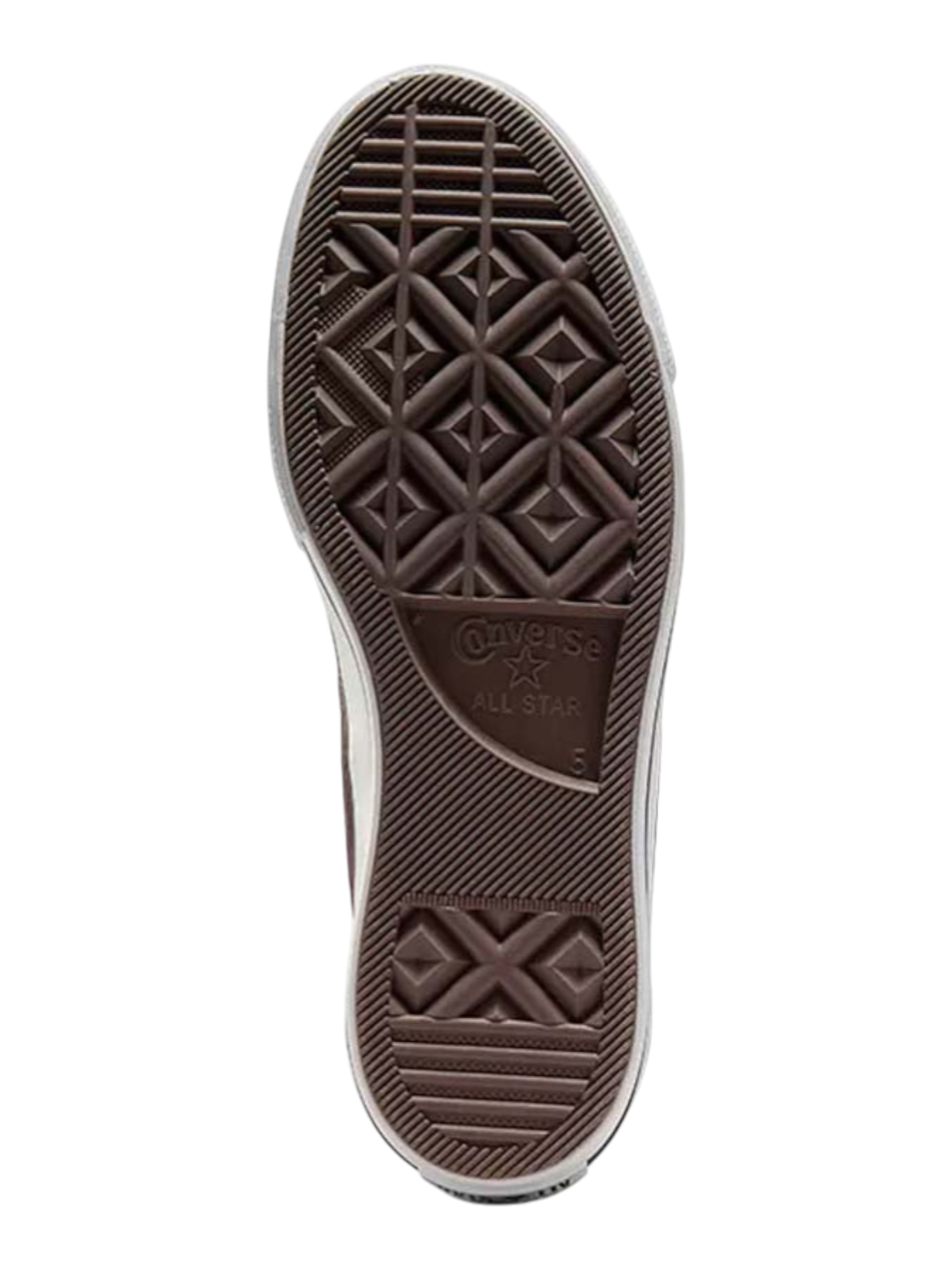 Converse de Plataforma Café Oscuro en Choclo de Lona