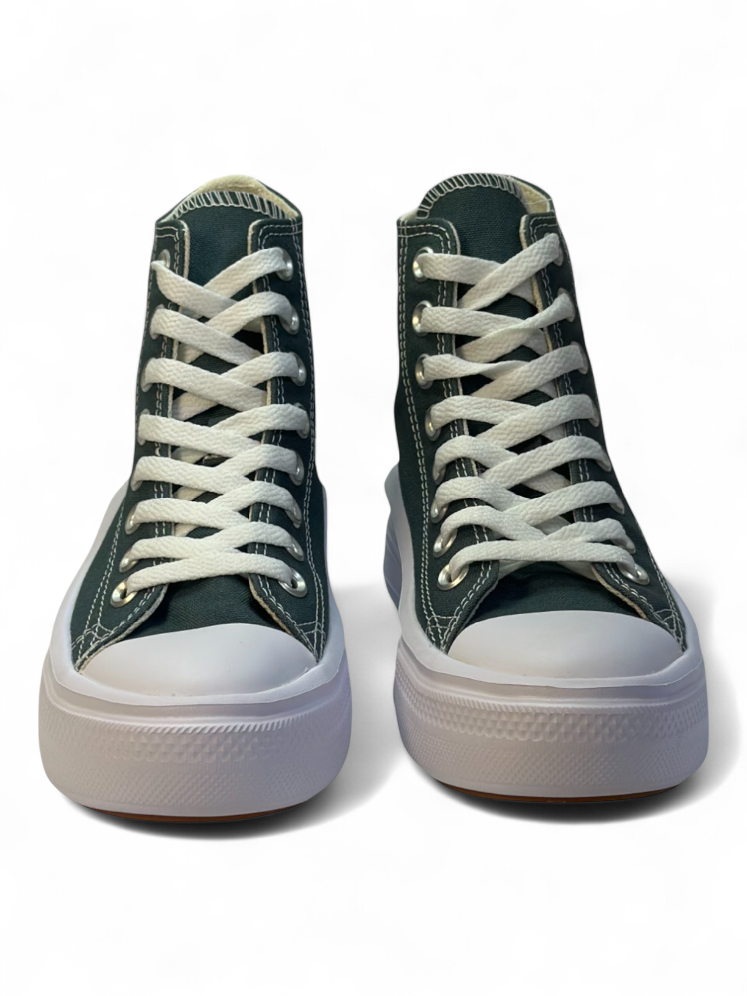 Converse de Plataforma Move Verdes en Bota de Lona
