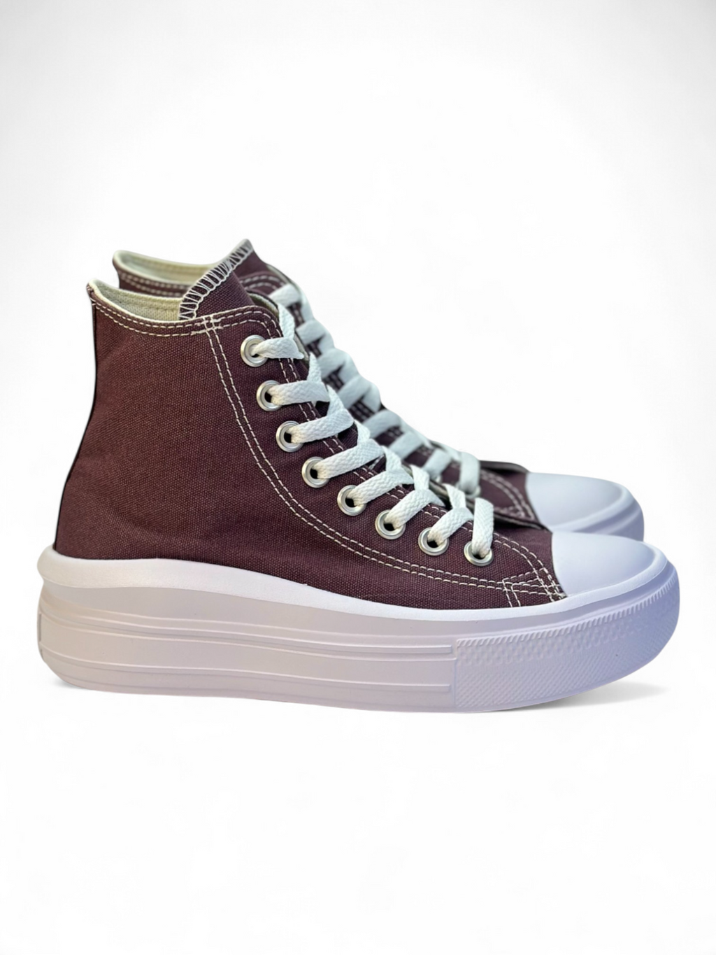 Converse de Plataforma Move Cafés en Bota de Lona