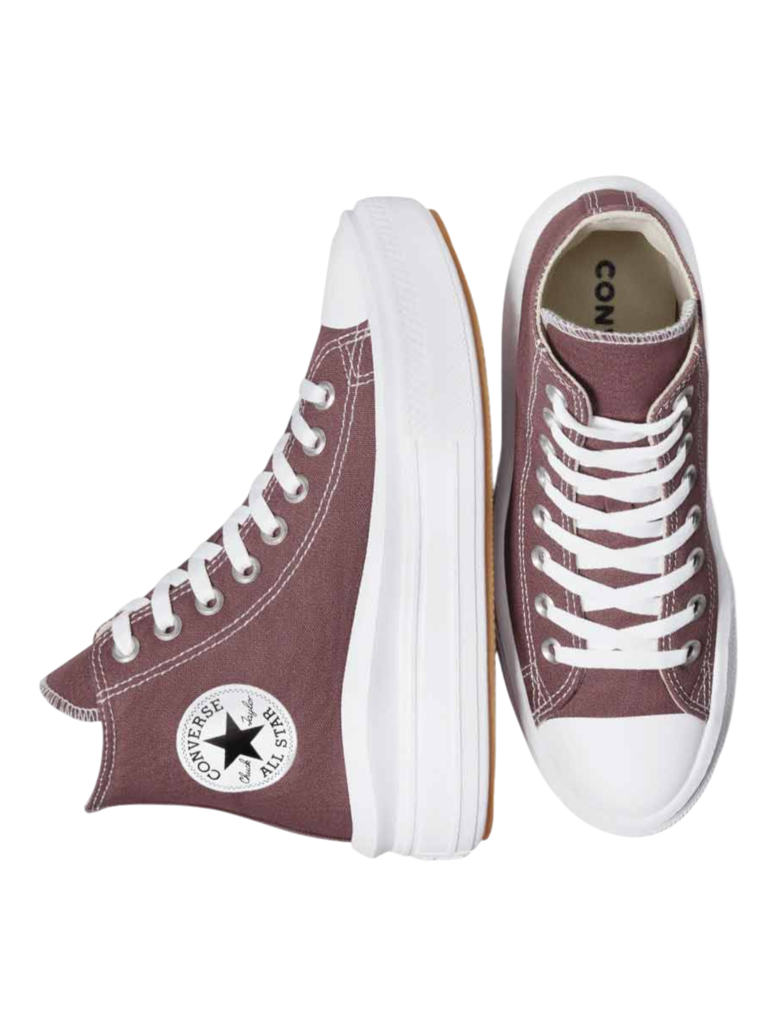 Converse de Plataforma Move Cafés en Bota de Lona
