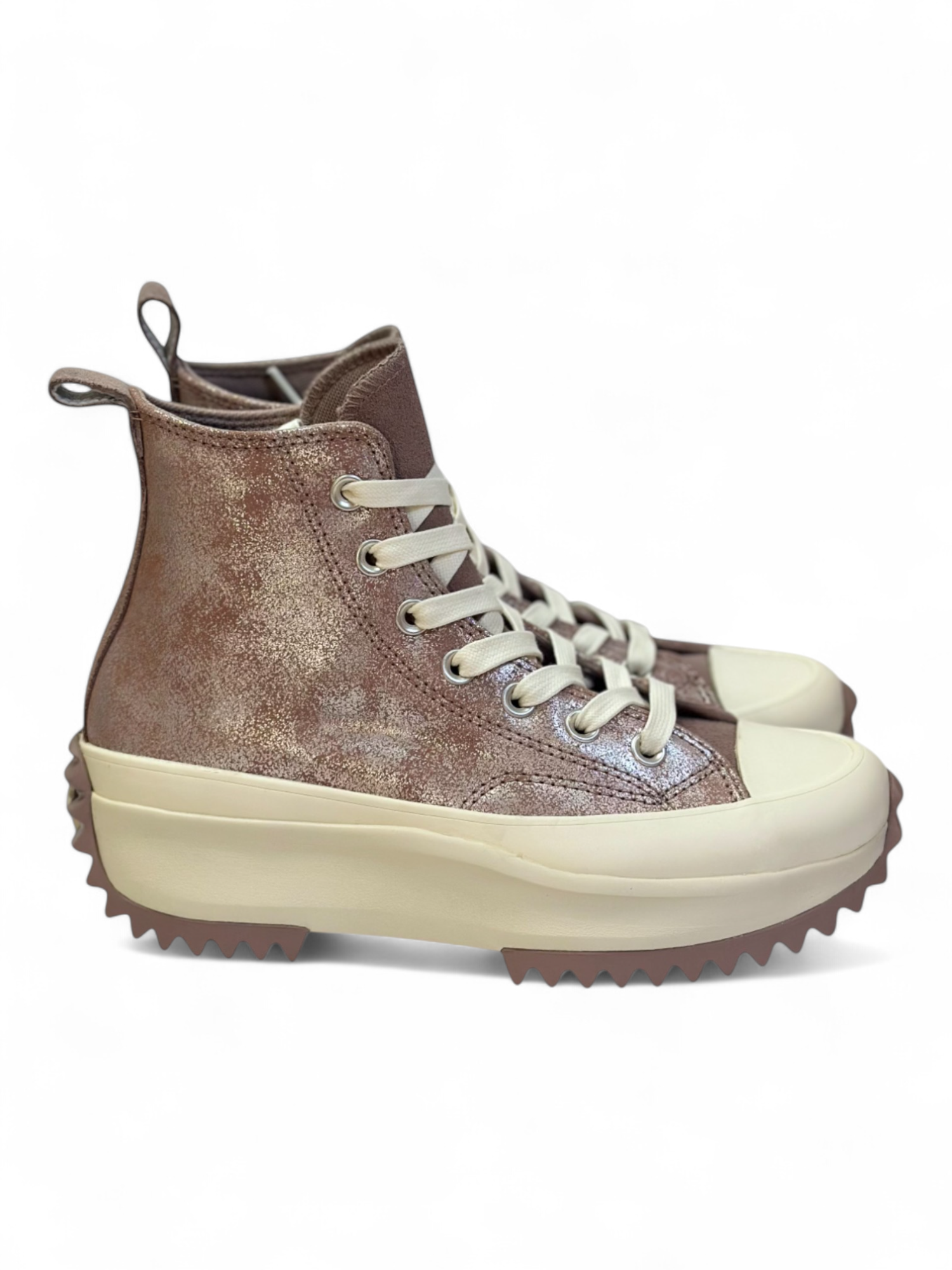 Converse Run Star Hike Plataforma Shimmer Rosa