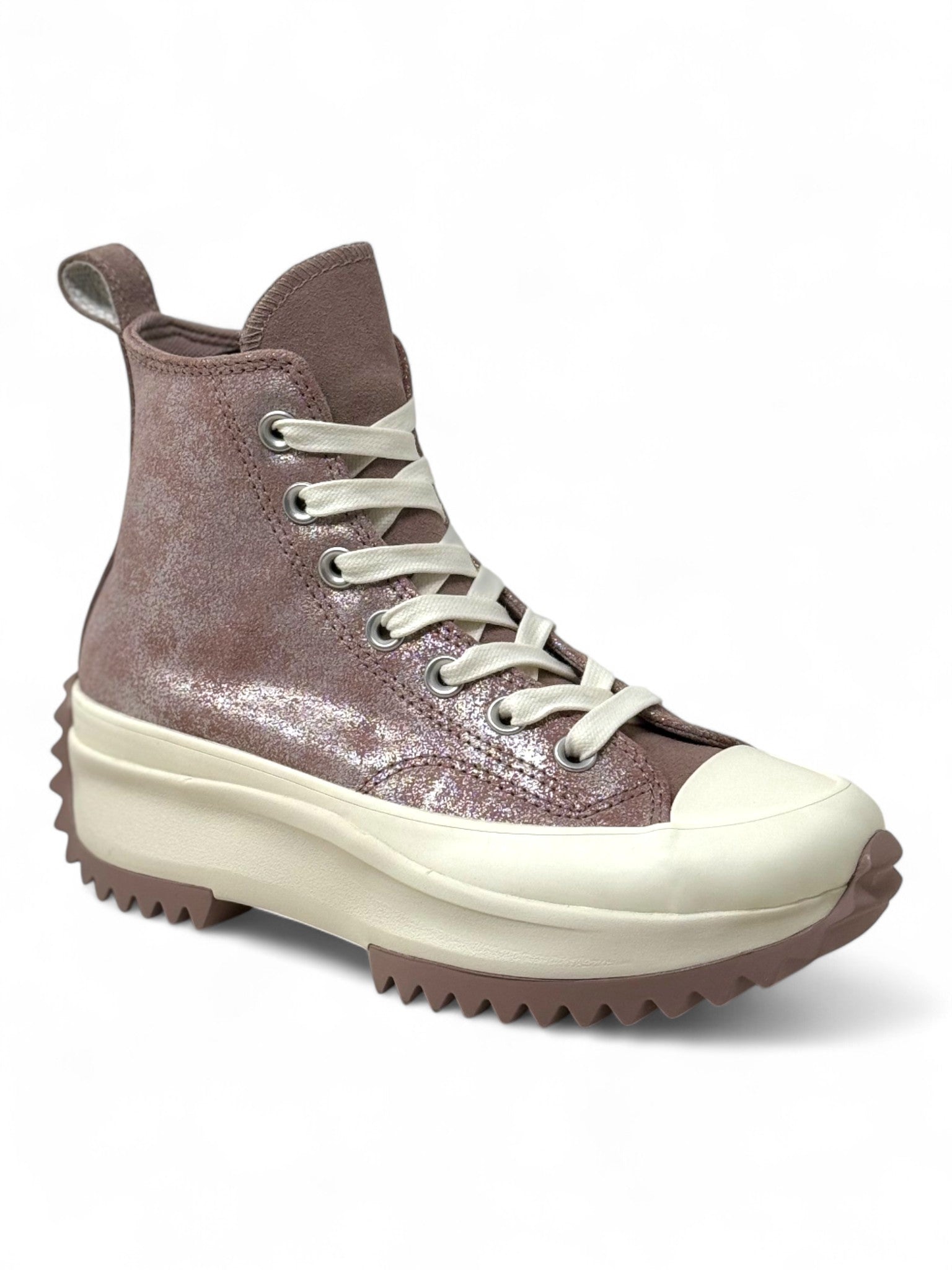 Converse Run Star Hike Plataforma Shimmer Rosa