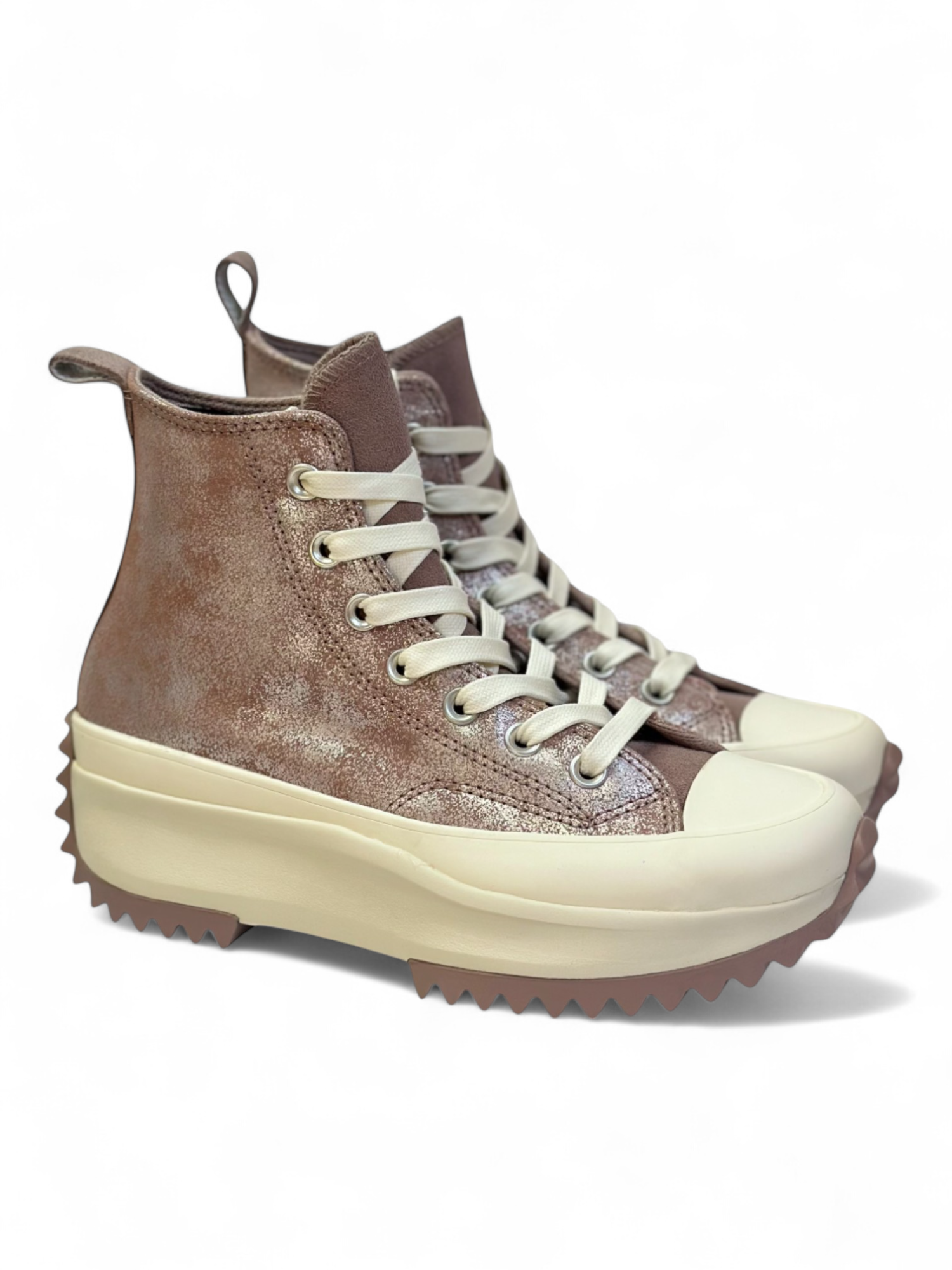 Converse Run Star Hike Plataforma Shimmer Rosa