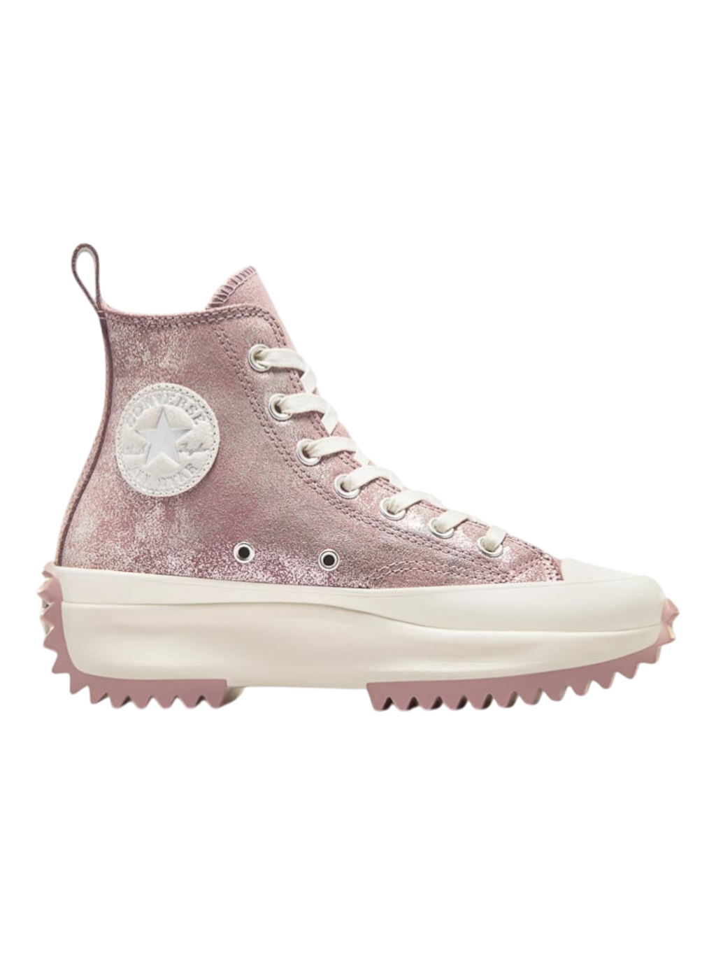 Converse Run Star Hike Plataforma Shimmer Rosa
