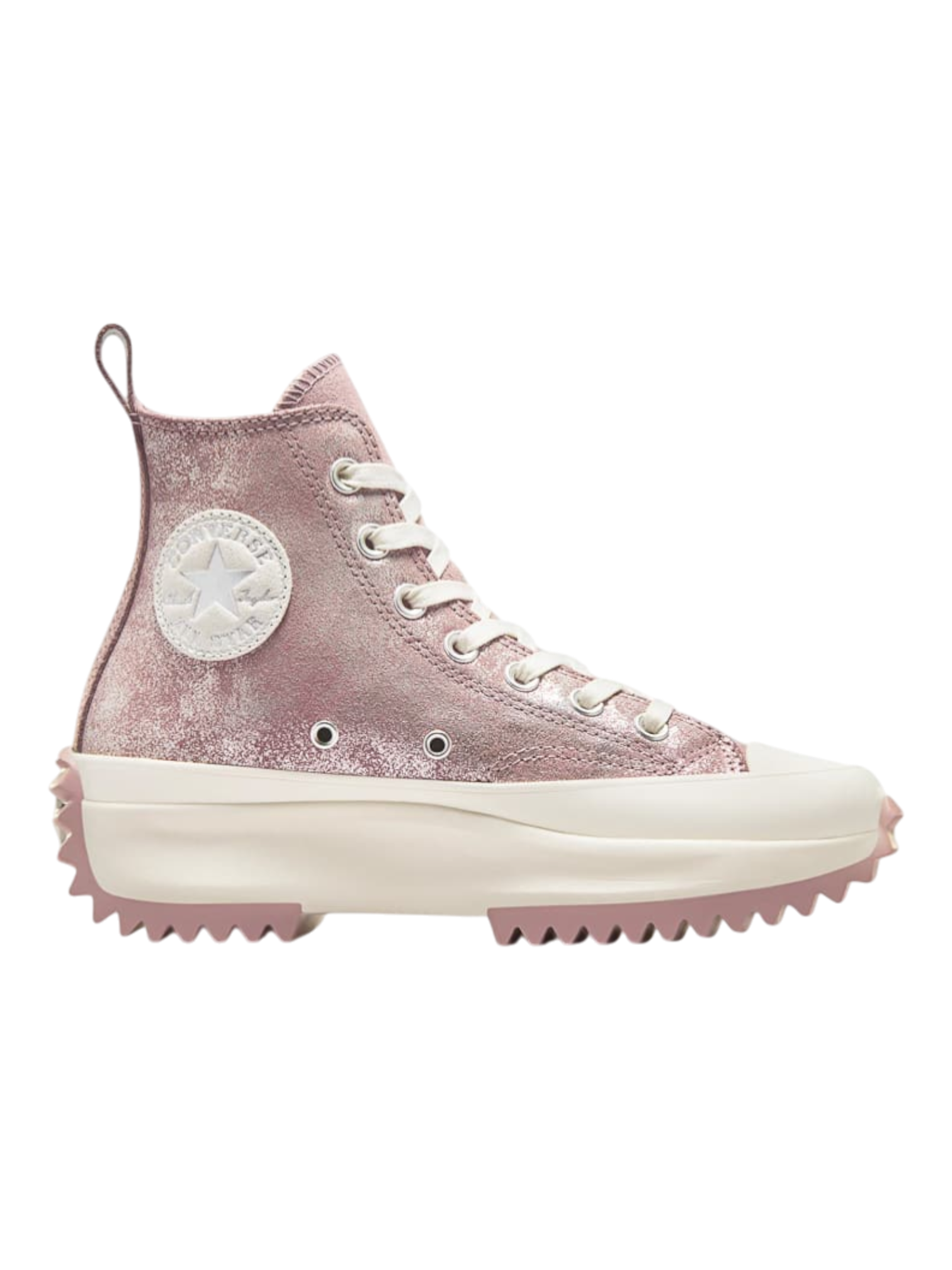 Converse Run Star Hike Plataforma Shimmer Rosa