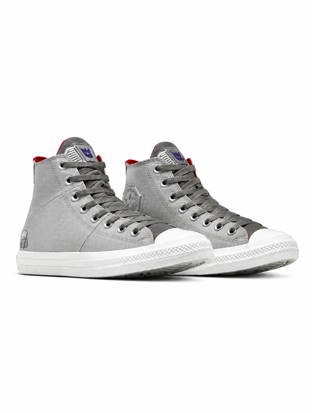 Converse x Transformers Chuck Taylor All Star 'Decepticons' Gris
