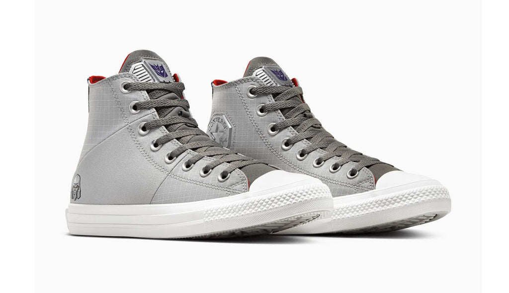 Converse x Transformers Chuck Taylor All Star 'Decepticons' Gris