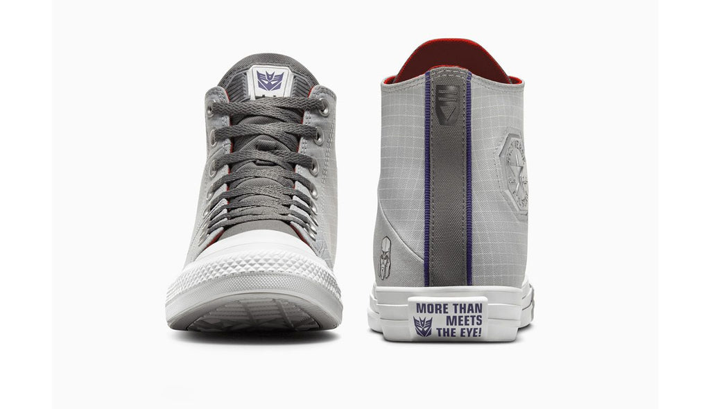 Converse x Transformers Chuck Taylor All Star 'Decepticons' Gris