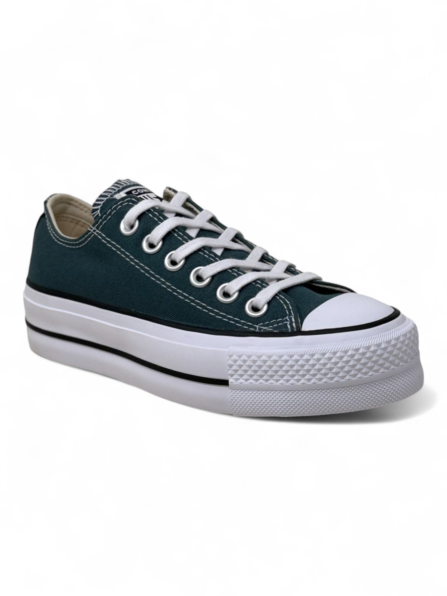 Converse Chuck Taylor All Star Plataforma Verde Petróleo Ox