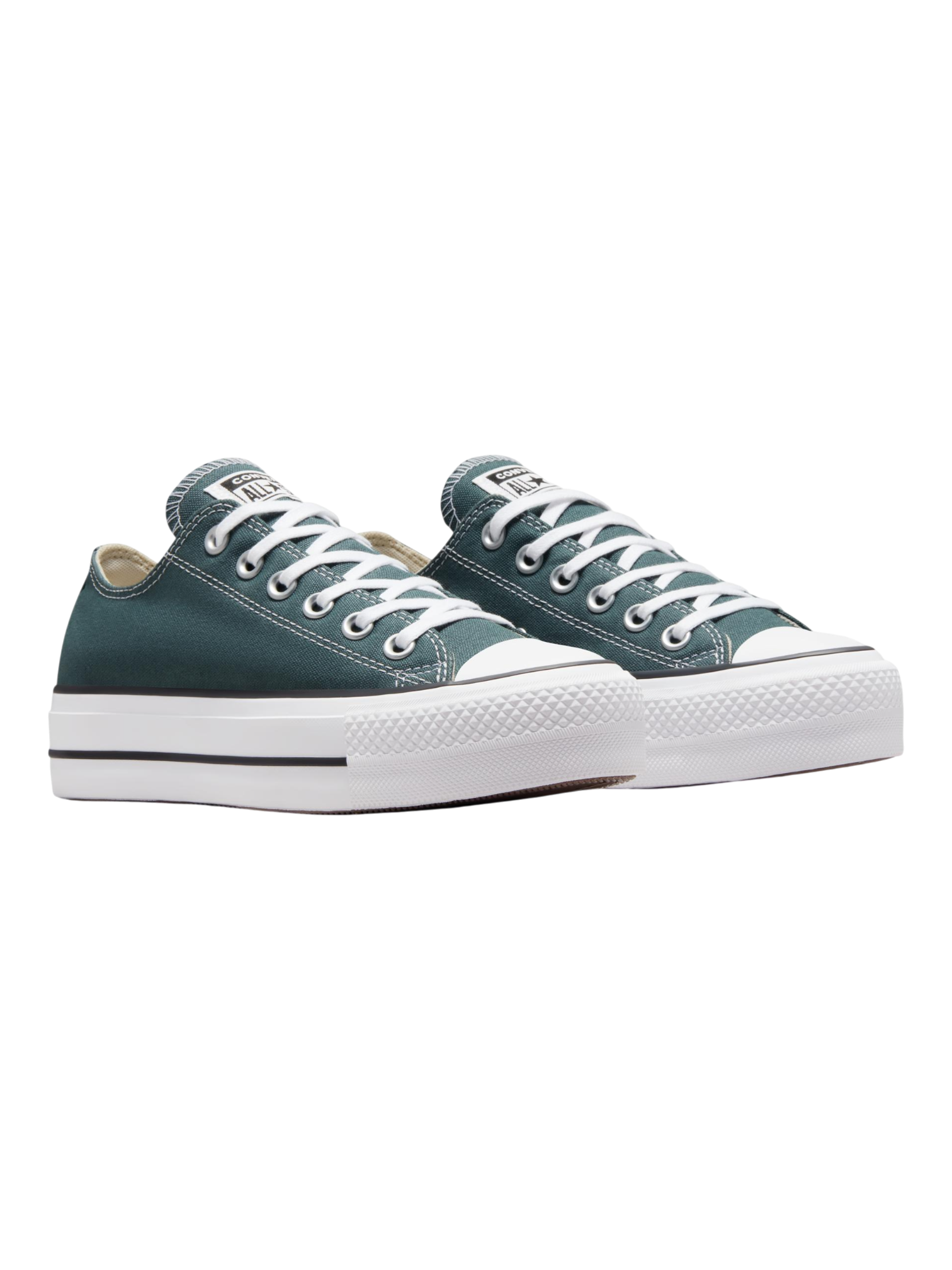 Converse Chuck Taylor All Star Plataforma Verde Petróleo Ox