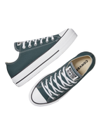 Converse Chuck Taylor All Star Plataforma Verde Petróleo Ox
