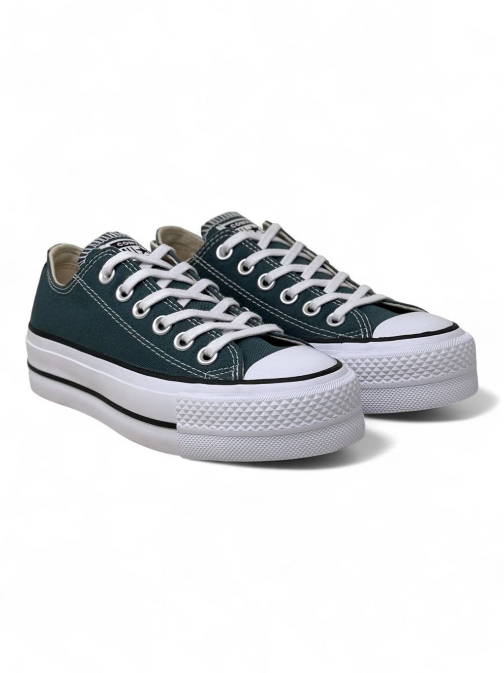 Converse Chuck Taylor All Star Plataforma Verde Petróleo Ox