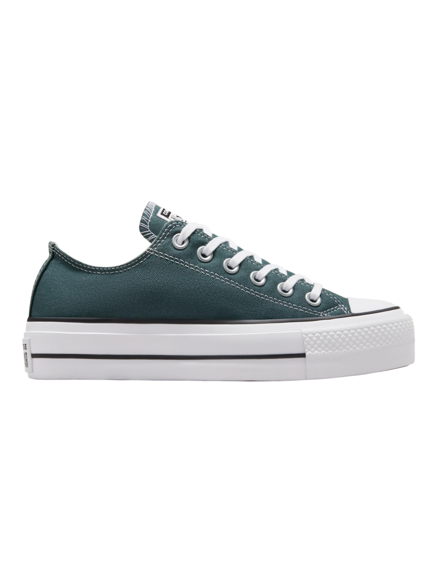 Converse Chuck Taylor All Star Plataforma Verde Petróleo Ox