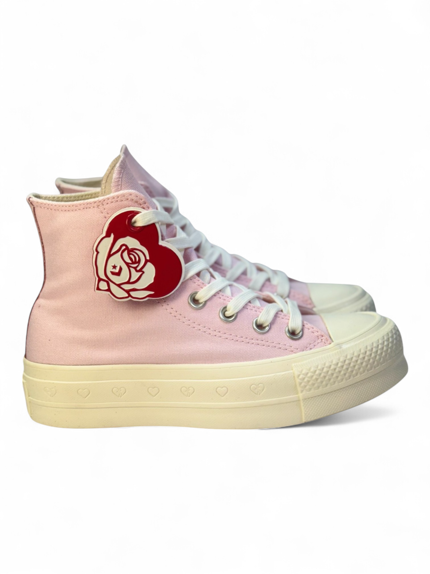 Converse Chuck Taylor All Star Plataforma Bota Rosa