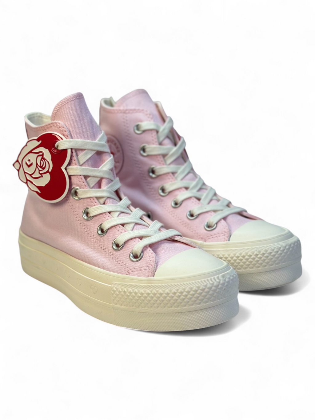 Converse Chuck Taylor All Star Plataforma Bota Rosa
