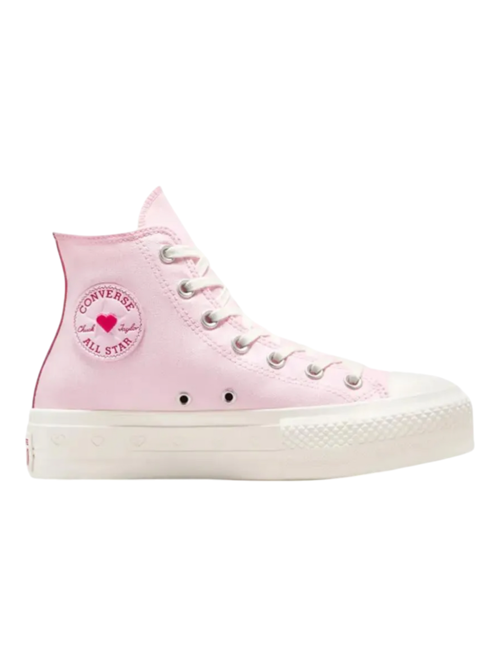 Converse Chuck Taylor All Star Plataforma Bota Rosa