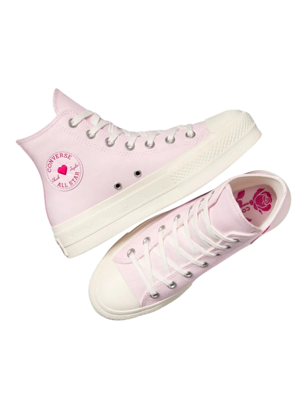 Converse Chuck Taylor All Star Plataforma Bota Rosa