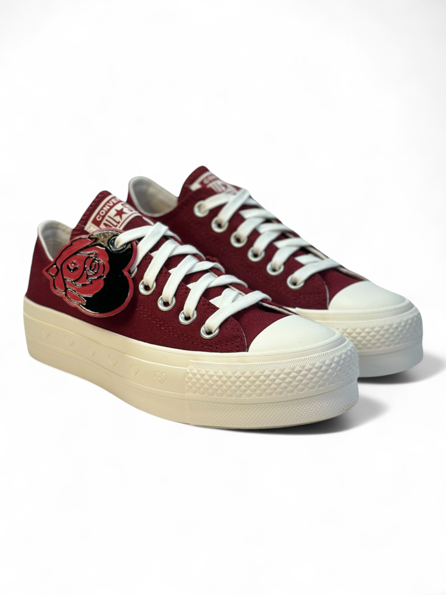 Converse Chuck Taylor All Star Plataforma Ox Rojo