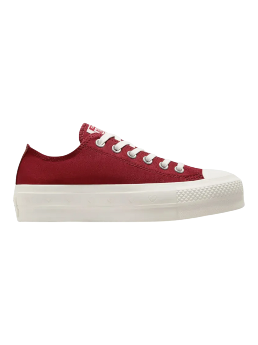 Converse Chuck Taylor All Star Plataforma Ox Rojo