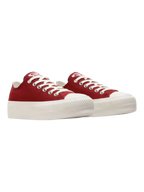Converse Chuck Taylor All Star Plataforma Ox Rojo