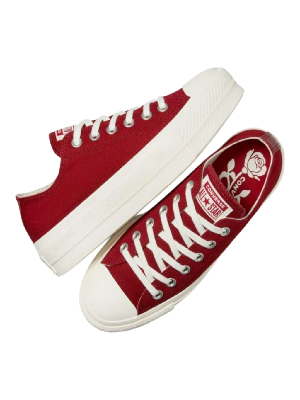 Converse Chuck Taylor All Star Plataforma Ox Rojo