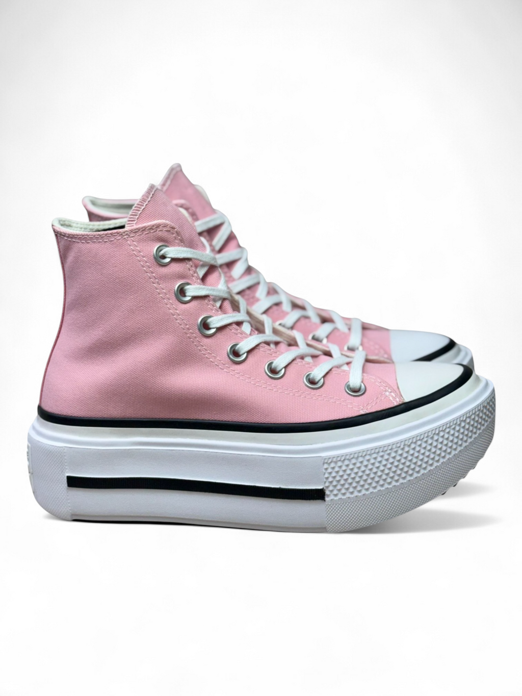 Converse de Plataforma Double Stack Rosa en Bota
