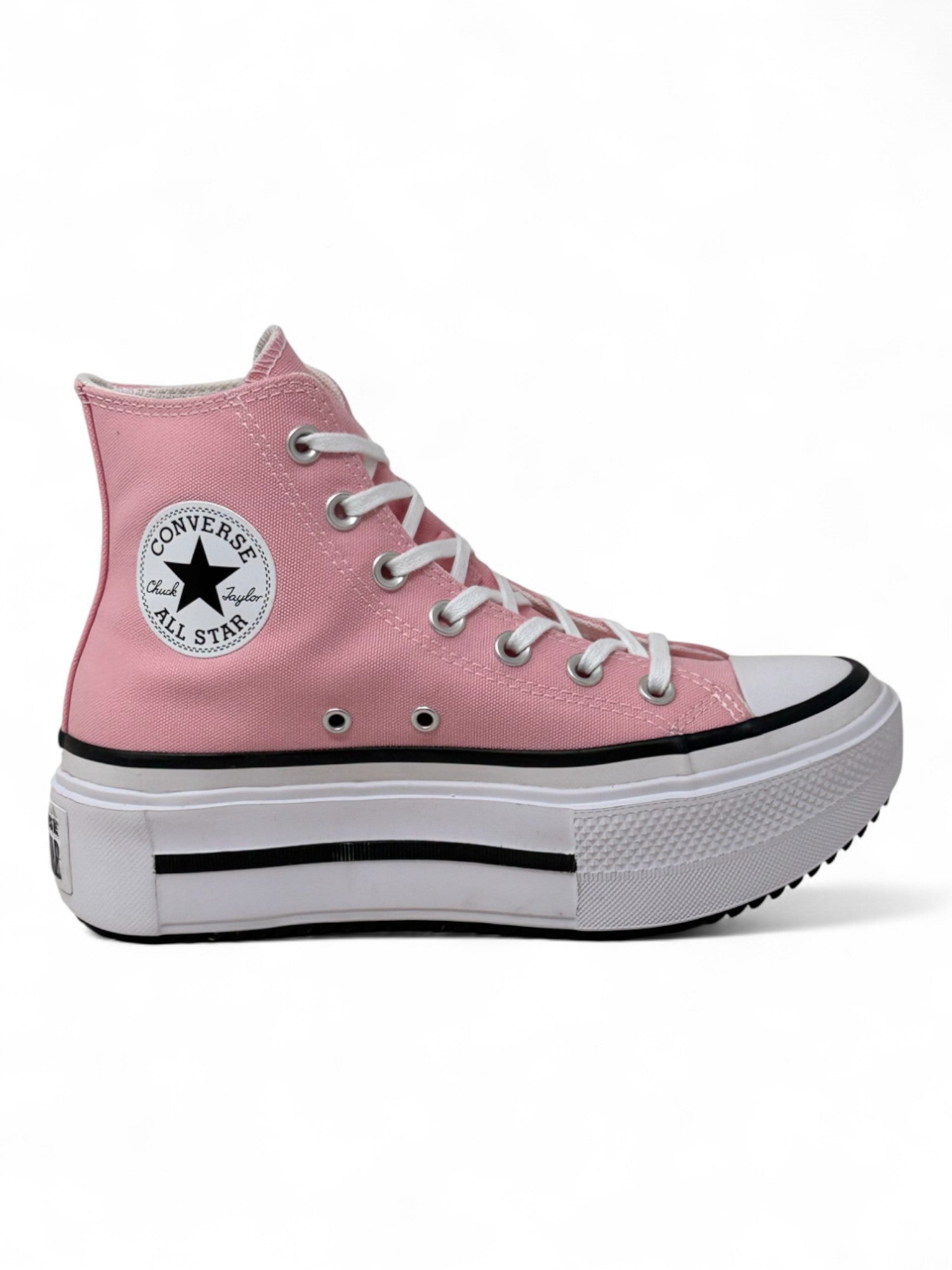 Converse de Plataforma Double Stack Rosa en Bota