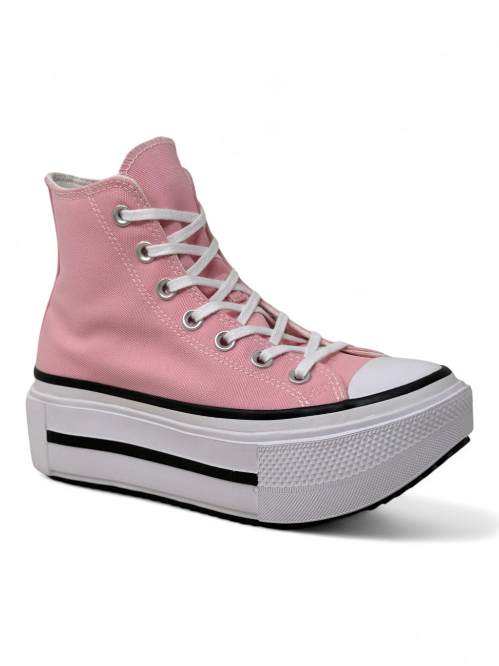 Converse de Plataforma Double Stack Rosa en Bota
