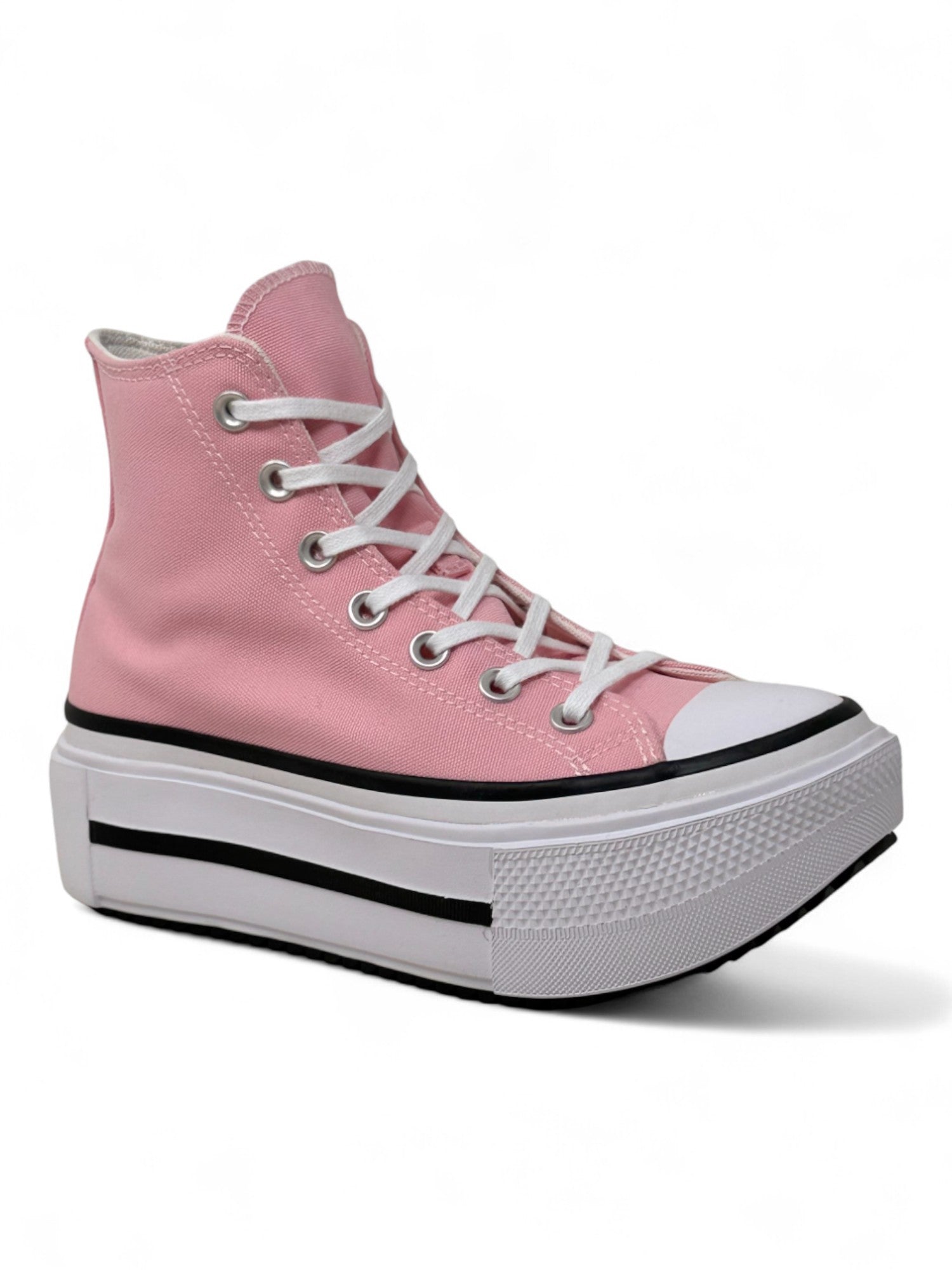 Converse de Plataforma Double Stack Rosa en Bota