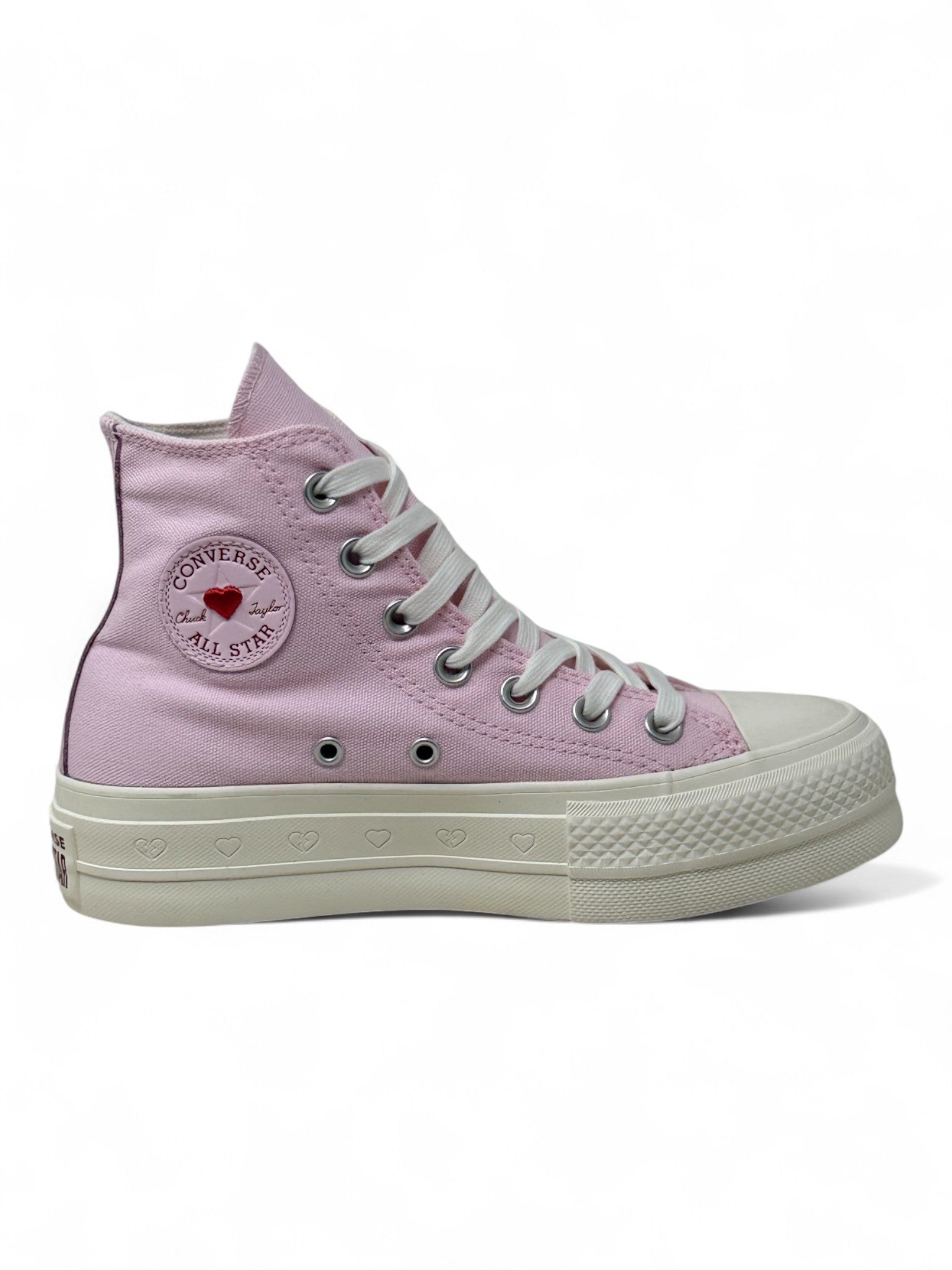 Converse Chuck Taylor All Star Plataforma Bota Rosa