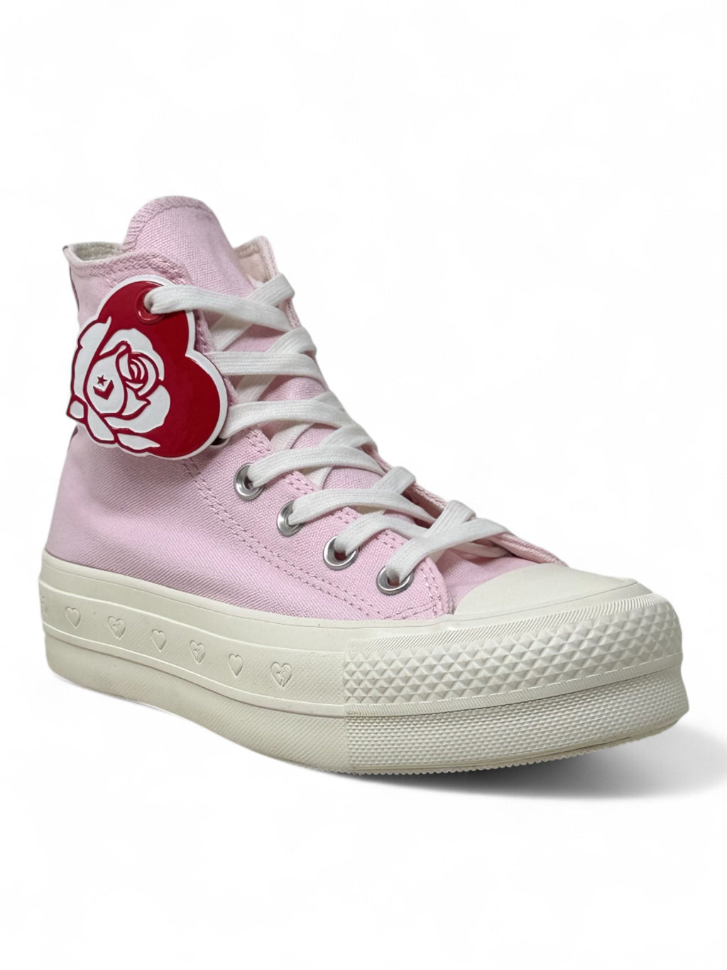 Converse Chuck Taylor All Star Plataforma Bota Rosa