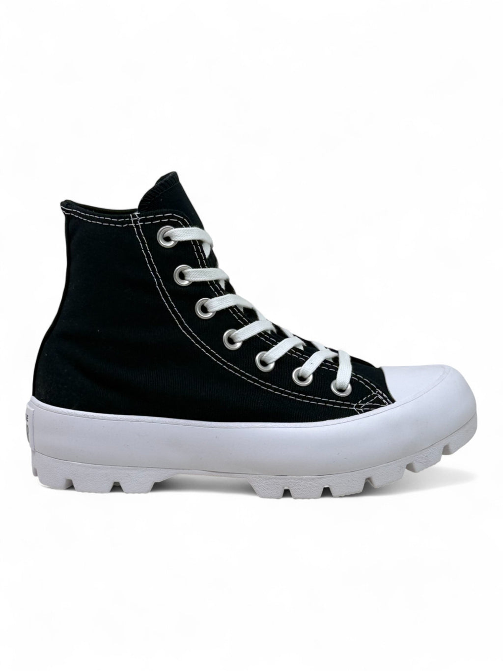 Converse Chuck Taylor All Star Plataforma Lugged Bota Negra De Lona