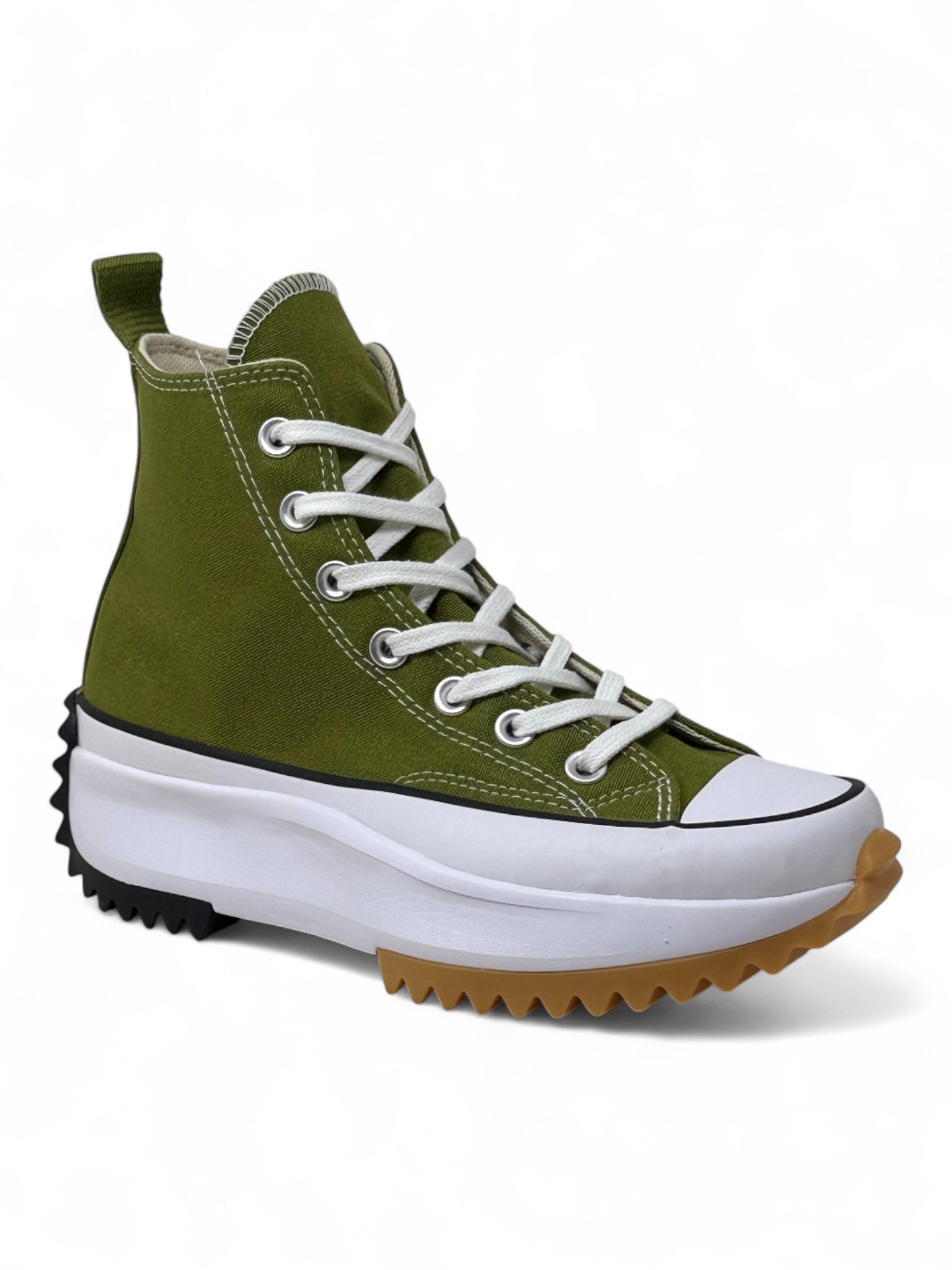 Converse Run Star Hike De Bota Verde De Lona