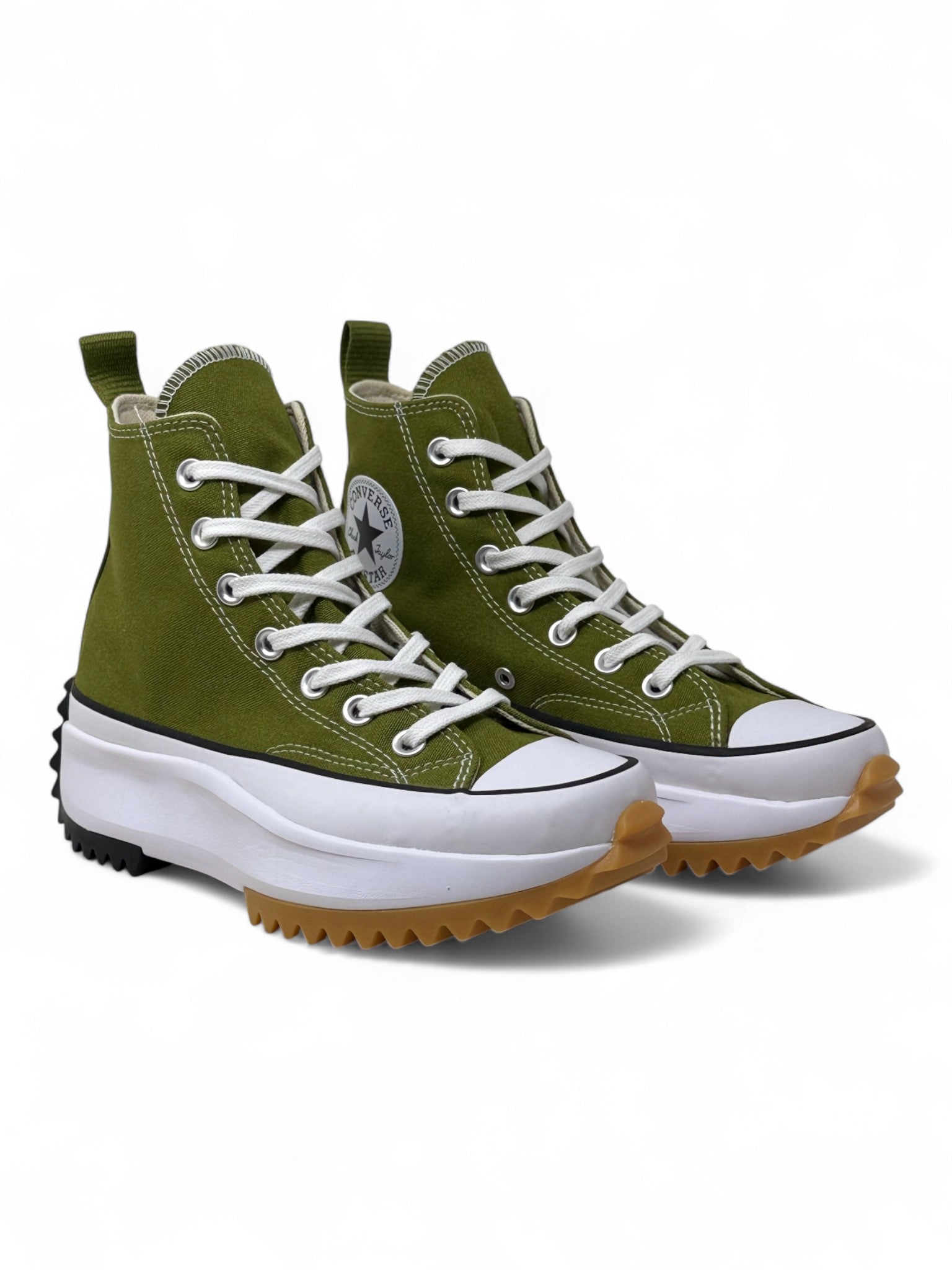 Converse Run Star Hike De Bota Verde De Lona