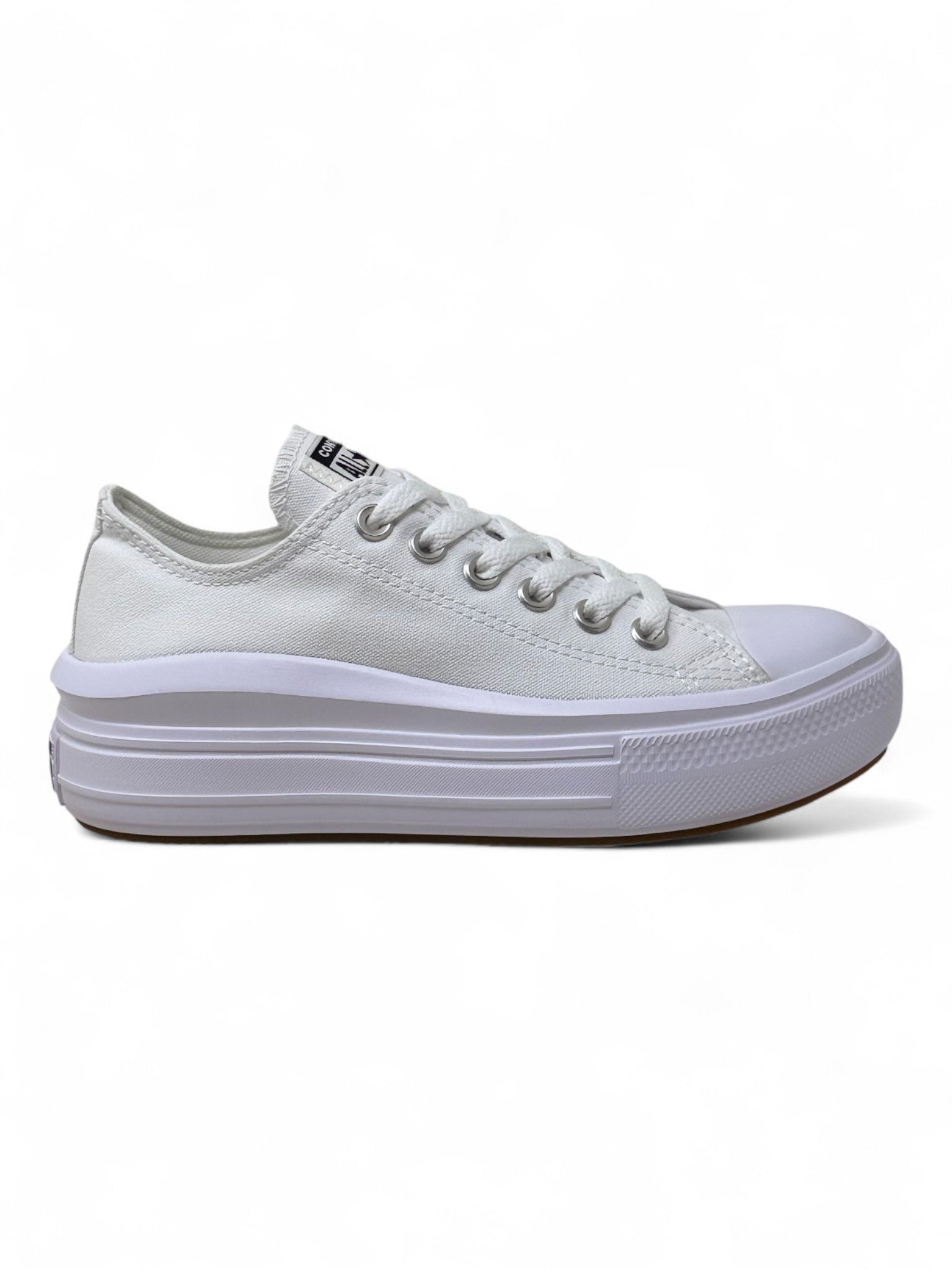 Converse Chuck Taylor All Star Plataforma Move Ox Blanco De Lona