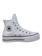 Converse Chuck Taylor All Star Plataforma Bota Blanco De Piel