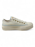 Converse Chuck Taylor All Star Plataforma Ox Bordado Beige